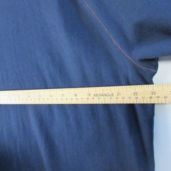 Banana Republic Men's Sweater Top XL Blue Premium Cotton Cashmere Crewneck 332 - Picture 7 of 9